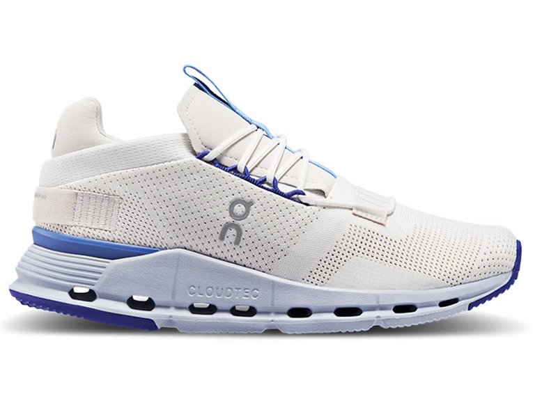On Running Cloudnova Women's Shoes Undyed-White/Heather Size 10