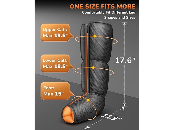JZBRAIN Leg Compression Massager w/Heat