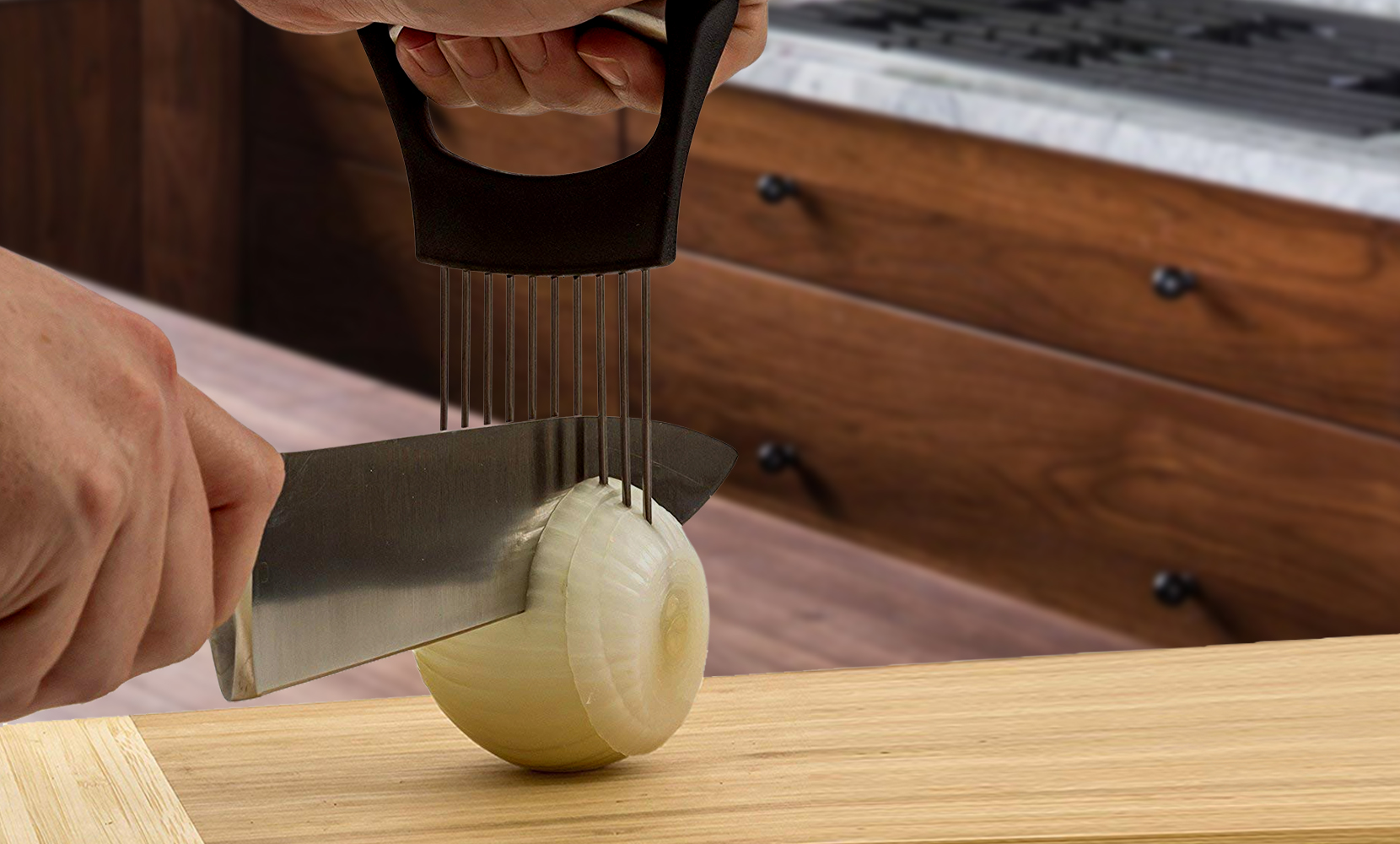 2pk Knife Sharpener & Meat Slice Holder - Gallery 11
