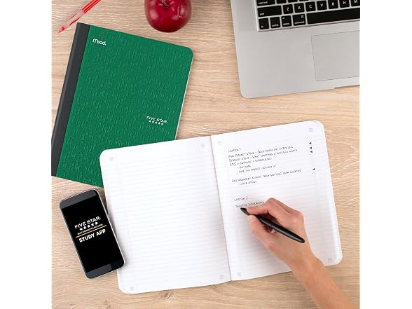 Five Star Five Star Composition Book + Study App