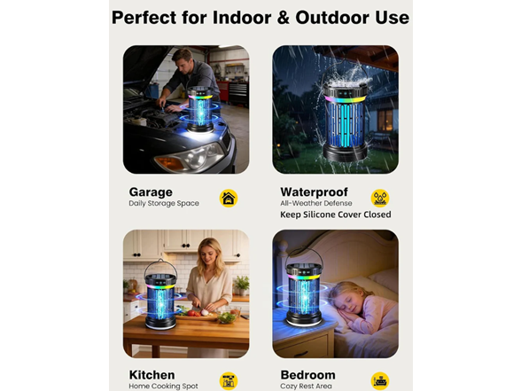 Solar Bug Zapper, 2 Pack