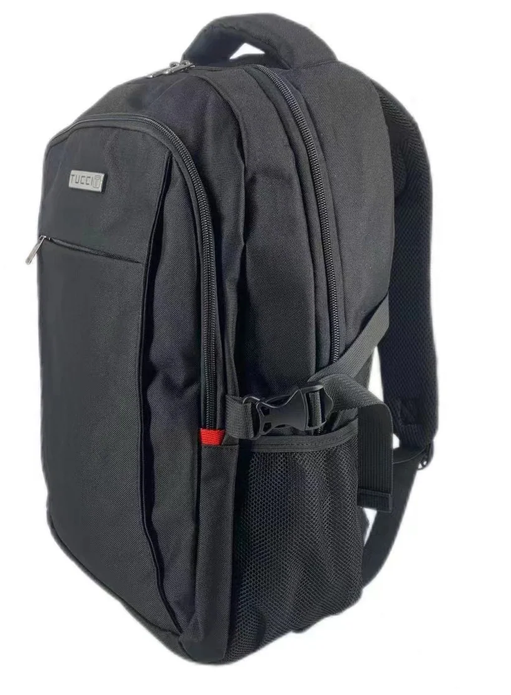 Tucci Italy T0564-18.11in-BLK TUCCI Italy Scout Backpack - Gallery 7