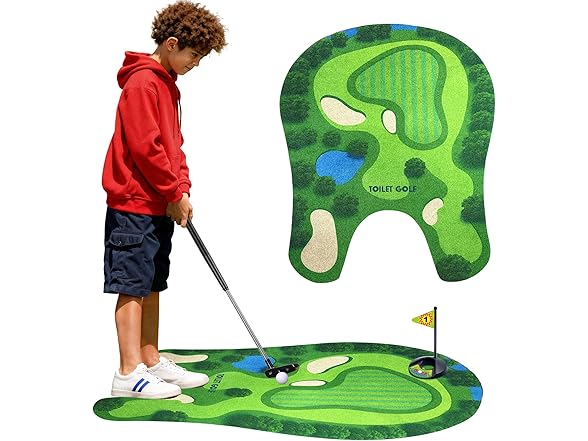 PITCOTT Toilet Golf Game