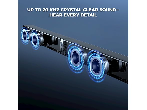 MZEIBO Sound Bar with Subwoofer