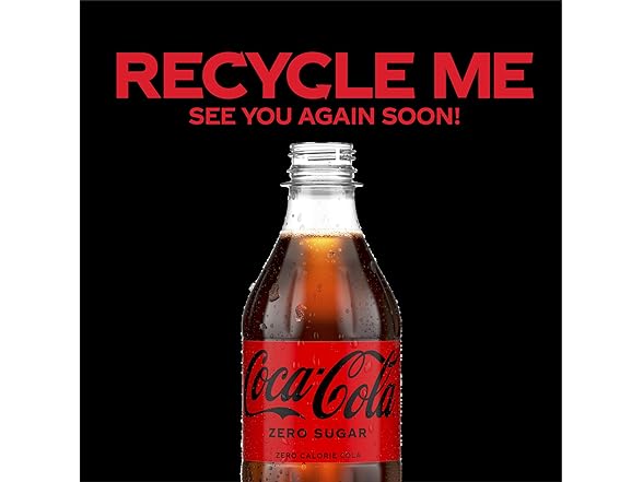 6PK Coke Zero Sugar Diet Soda Soft Drink, 16.9 oz