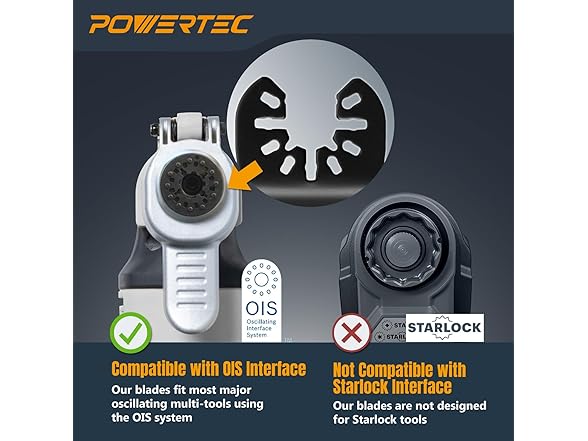 Carbide Oscillating Blade 3pc Set