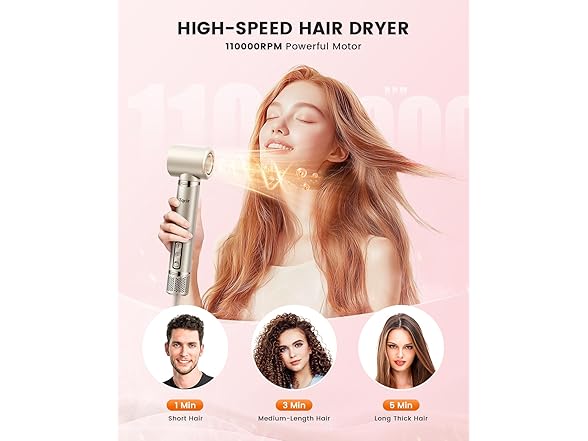 Tqcir 5-in-1 Hair Dryer Brush