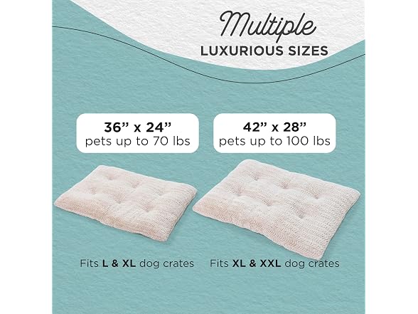 Best Friends by Sheri Comfy Crate Dog Bed Washable, Oyster
