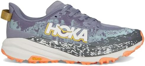 Hoka Speedgoat 6  Women's Shoes Grey Skies/Cosmic Grey Size 8