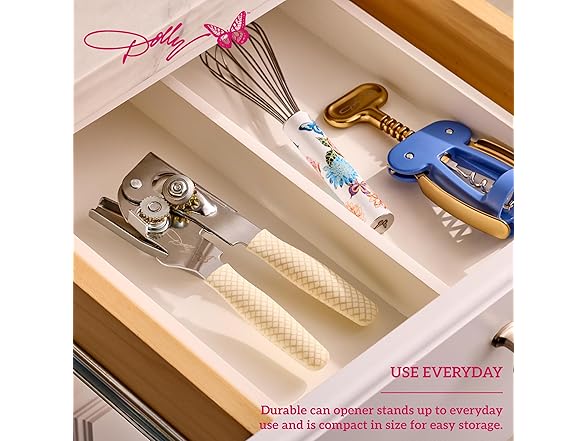 Dolly Parton Compact Can Opener Crisscross Design