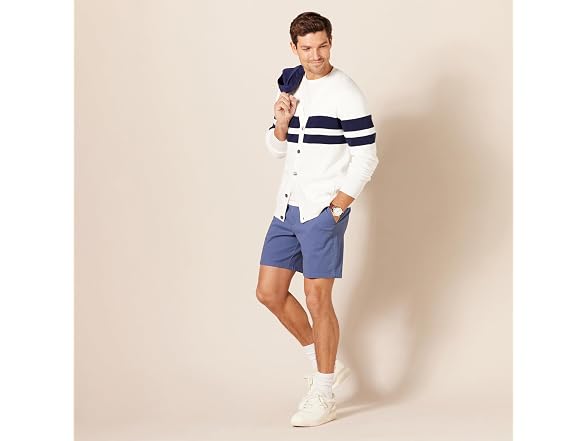 Amazon Essentials 7in Cotton Shorts Dark Blue (29)