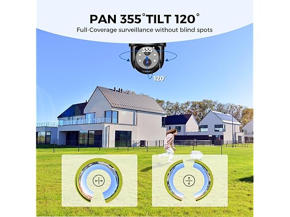 LITYMOL 2K 2.4g WiFi Security Cameras