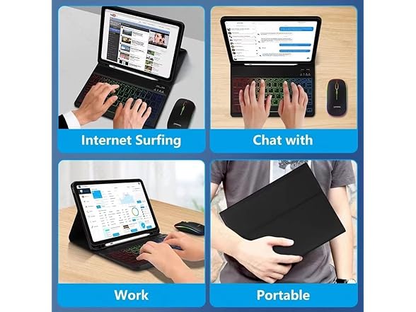 Slim Bluetooth Keyboard & Mouse Set