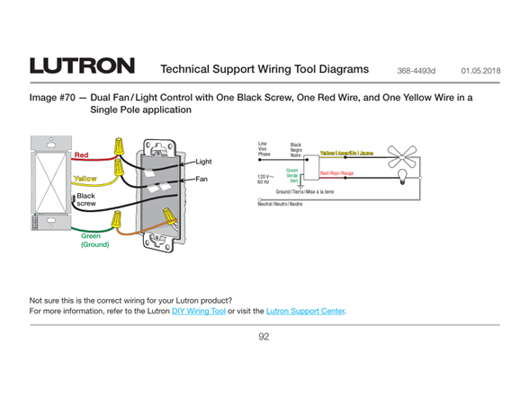 Maestro 4-speed Fan Control & LED dimmer
