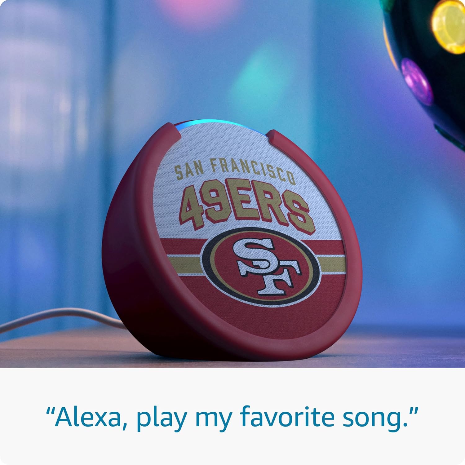 (NEW) Amazon Echo Pop | San Francisco 49ers - Gallery 13