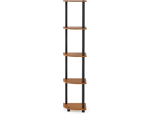 Furinno Furinno TURN-N-TUBE Corner Shelf, 5-Tier