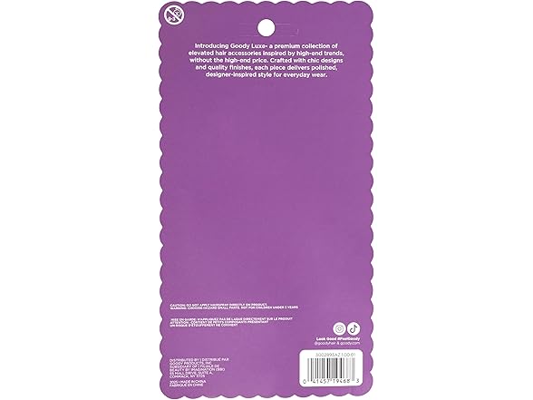 Goody Luxe Large Banana Clips 2 ct