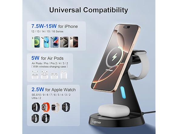 Augnner 3 in 1 Charging Station