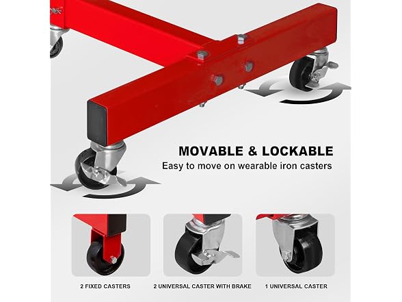 BIG RED BIG RED Steel Rotating Engine Motor Stan