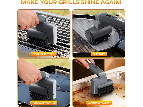 FIRERIOT Electric Grill Brush for Outdoor Grill