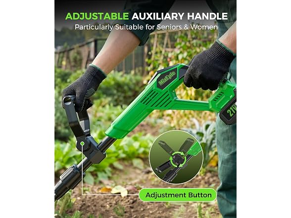 MiaEpic Cordless Tiller Cultivator