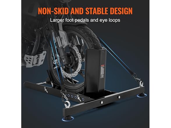 Motorcycle Wheel Chock Upright, 1800 lbs