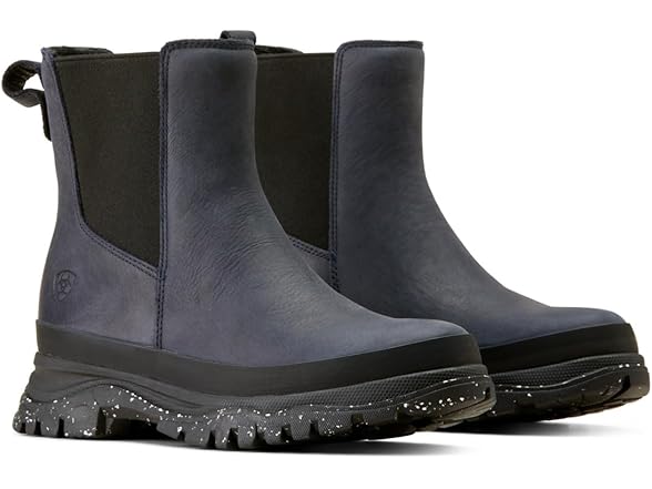 ARIAT Women's Moresby Twin Gore Waterproof Boot, Navy, 9