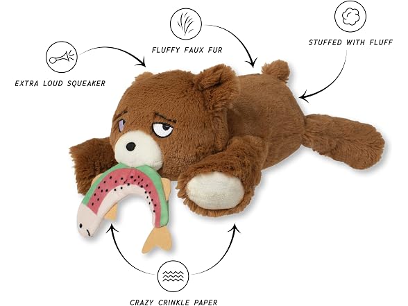 Fringe Studio The Bear Necessities Plush Dog Toy