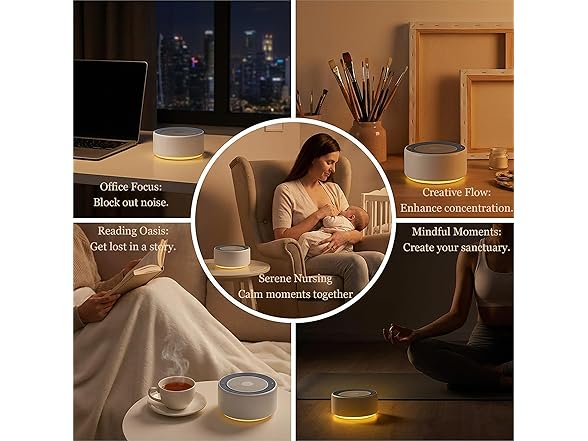 White Noise Machine with Night Light