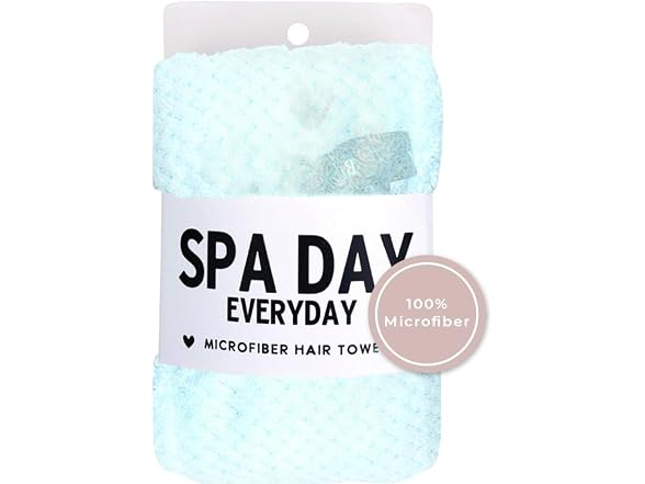 Bella Sleep + Spa Microfiber Hair Towel Wrap