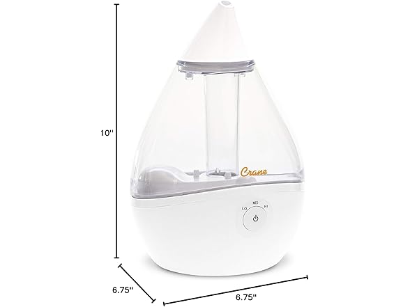 Crane Crane Ultrasonic Teardrop Humidifier for Baby,