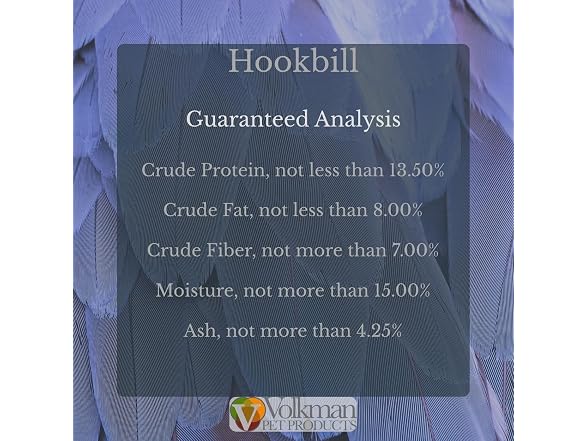 Volkman Avian Science Hookbill Bird Food 4lb