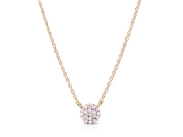 PAJURE 14k Gold Diamond Pavé Pendant