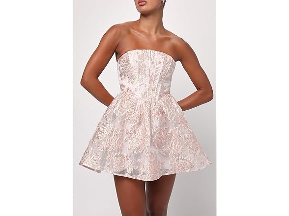 Lulus Women (L) Ayla Jacquard Mini Dress