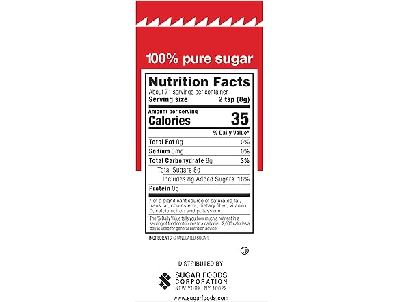 1CT N'Joy Sugar Canister | 20 Ounce