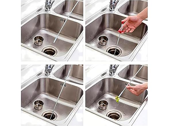 Domejo CON-118 Drain Snake Clog Remover, 79in