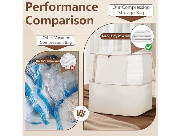 Comforter Storage Bag, Large Capacity