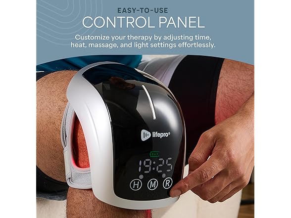 LifePro Pro Light Therapy Knee Massager Heat
