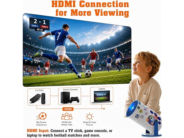 MOMILLA Kids Projector