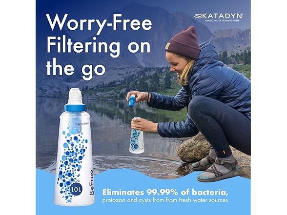 Katadyn BeFree 1.0L Water Filter Fast Flow