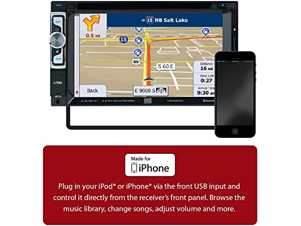 Dual Electronics XNAV267BT 6.2-inch LED