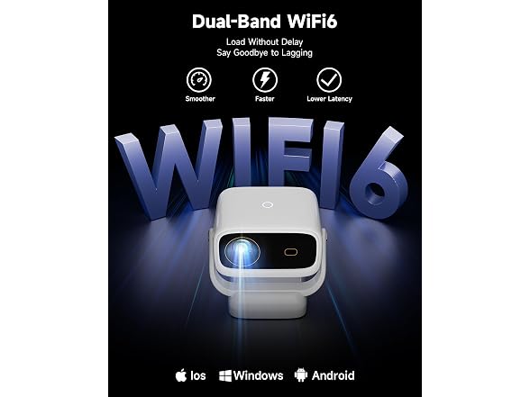 1080P Portable Projector WiFi & Bluetooth