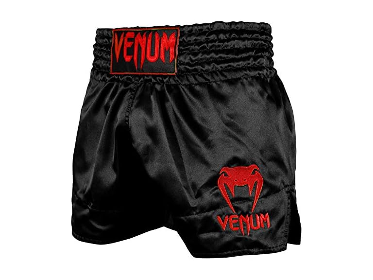 Venum Muay Thai Shorts Classic - Black/Red - L