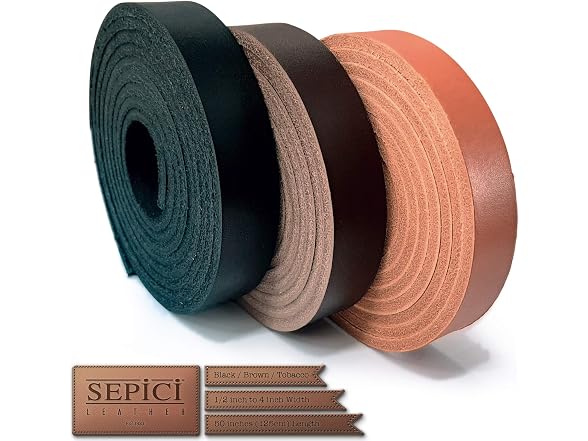 Sepici Leather Straps 7-9 oz. Thick, Width