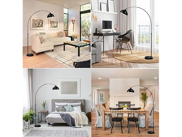 GoBright Modern Arc Floor Lamp
