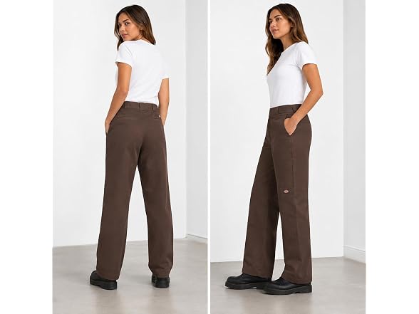 Dickies Women (32 Long) Loose Double Knee Pant