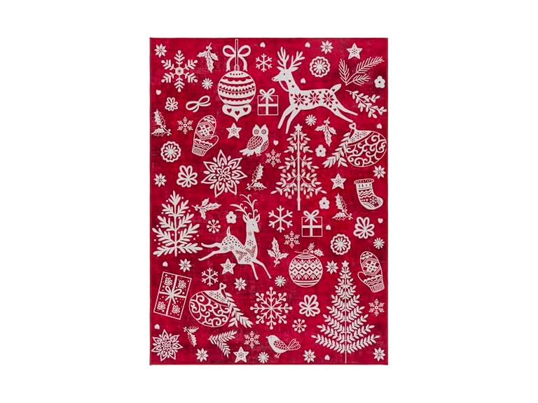 Gertmenian Holiday Rug 3x5 Cheer Red