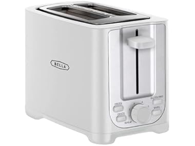 $8.99 BELLA 2 Slice Toaster with Auto Shut Off dealfomo
