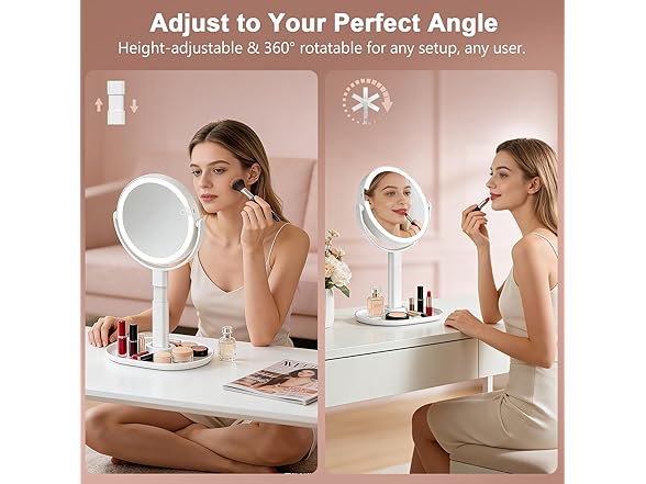 GONOBLE Lighted Makeup Mirror