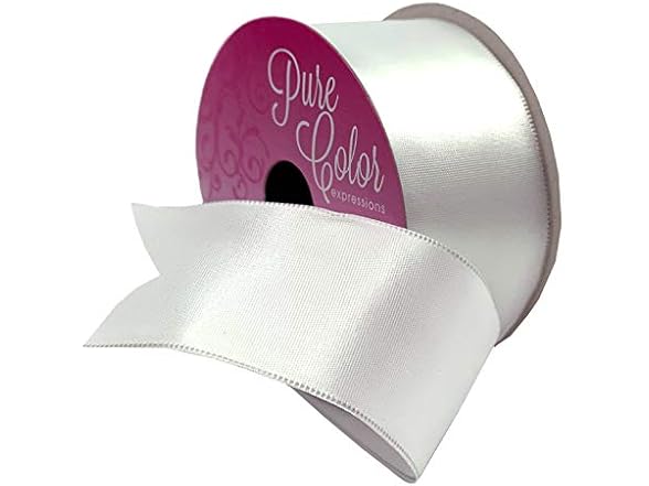 Morex Ribbon Wired Satin Ribbon, 1 1/2" x 3Y